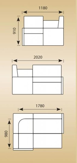 Кухонный диван КУ-21 со спальным местом в Стерлитамаке - изображение 3