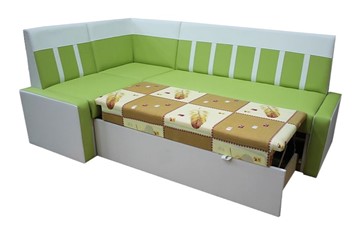 Кухонный угловой диван Квадро 2 со спальным местом в Салавате - предосмотр 2
