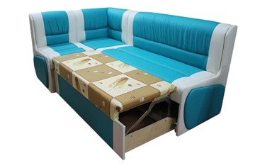 Кухонный угловой диван Квадро 4 со спальным местом в Уфе - предосмотр 2