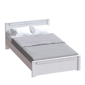 Кровать с основанием Прованс,1600 Бодега белая/Платина премиум в Стерлитамаке