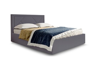 Двуспальная кровать с механизмом Сиеста1800, Велюр Альба темно серый в Салавате
