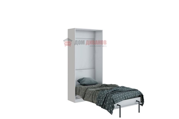Кровать-шкаф Велена 1, 900х2000, цвет белый в Стерлитамаке - изображение