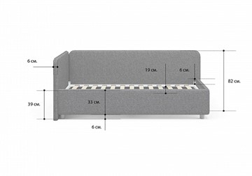 Односпальная кровать с механизмом Capri 80х200 в Стерлитамаке - предосмотр 4