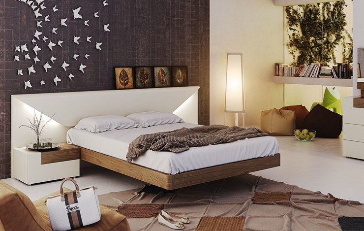 Кровать Elena с подсветкой (180x200) в Салавате - изображение 1