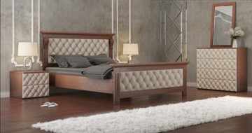 Кровать спальная СВ-Стиль Лидер 160*200 с основанием в Стерлитамаке
