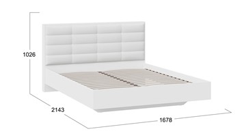 Кровать 2-спальная Агата тип 1 (Белый) в Стерлитамаке - предосмотр 2