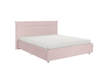 Двуспальная кровать Альба 1.6, нежно-розовый (велюр) в Уфе