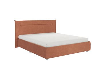 Кровать 2-х спальная Альба 1.6, персик (велюр) в Уфе