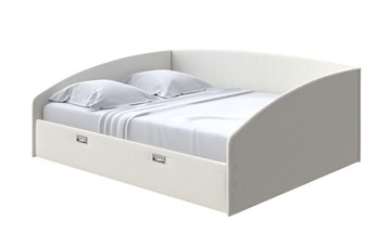 Кровать в спальню Bono 160х200, Искусственная шерсть (Лама Лён) в Стерлитамаке