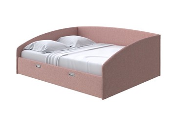 Кровать в спальню Bono 180х200, Шенилл (Piano 10 Винтажный розовый) в Стерлитамаке