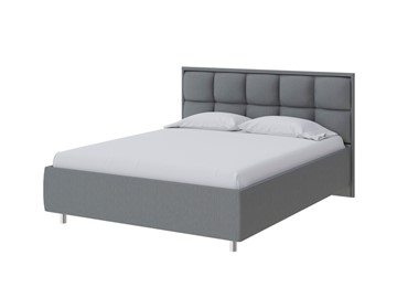 Кровать спальная Chessy 160х200, Рогожка (Savana Grey (серый)) в Уфе