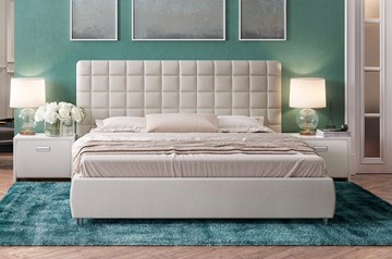 Кровать Corso-3 200x200, Искусственная шерсть (Лама Лён) в Стерлитамаке