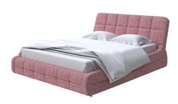 Спальная кровать Corso-6 140x200, Рогожка (Levis 62 Розовый) в Стерлитамаке