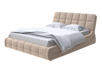 Кровать 2-спальная Corso-6 160х200, Флок (Бентлей Какао) в Стерлитамаке