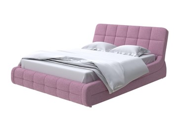 Спальная кровать Corso-6 200х200, Рогожка (Firmino Сакура) в Стерлитамаке