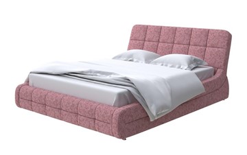 Кровать спальная Corso-6 200х200, Рогожка (Levis 62 Розовый) в Стерлитамаке
