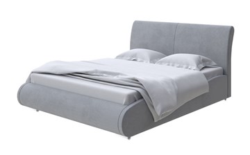 Кровать двуспальная Corso-8 200x200, Велюр (Ultra Осенний туман) в Стерлитамаке