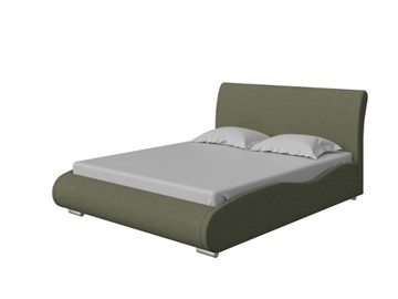 Кровать Corso-8 Lite 140x200, Искусственная шерсть (Лама Авокадо) в Уфе