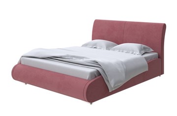 Кровать 2-спальная Corso-8 Lite 200x200, Велюр (Ultra Багряный) в Стерлитамаке