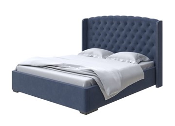 Кровать 2-спальная Dario Classic 160x200, Микровелюр (Manhattan Ночное небо) в Стерлитамаке