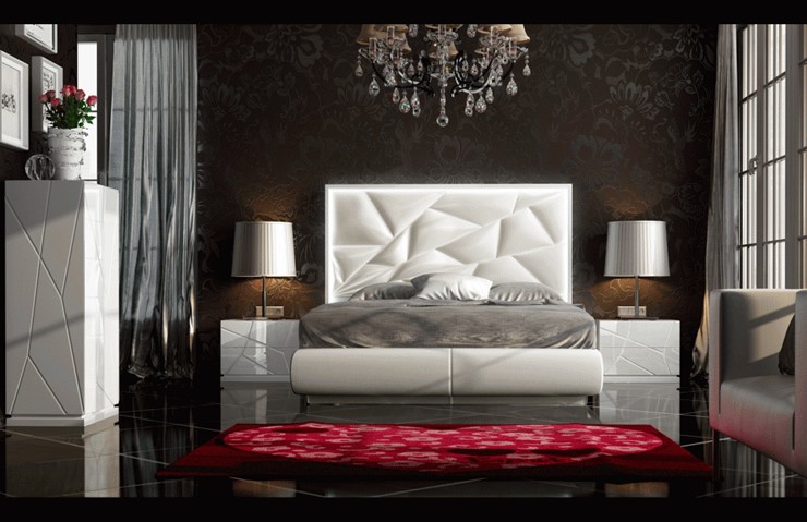 Кровать спальная FRANCO KIU 1242 с LED подсветкой изголовья (180х200) в Стерлитамаке - изображение 11