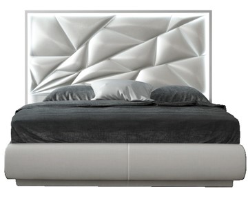 Кровать спальная FRANCO KIU 1242 с LED подсветкой изголовья (180х200) в Стерлитамаке - предосмотр
