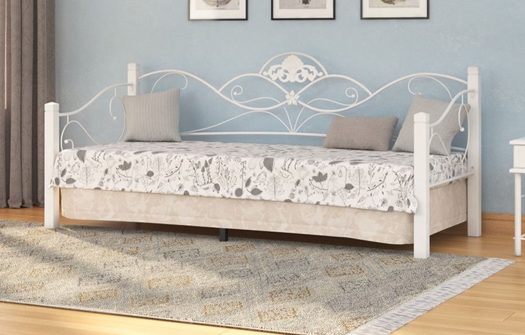 Кровать спальная Garda 2R софа 90х200, белый в Стерлитамаке - изображение 1