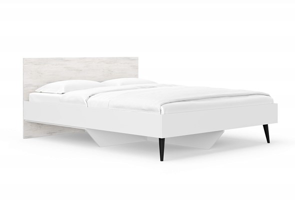 Кровать в спальню Ines 160х200, Ясмунд (Белый) в Уфе - изображение