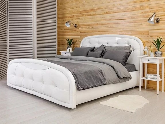 Кровать двуспальная Кристалл 5 1600х2000 с подъёмным механизмом в Стерлитамаке - изображение