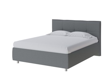 Кровать в спальню Lino 180х200, Рогожка (Savana Grey (серый)) в Стерлитамаке