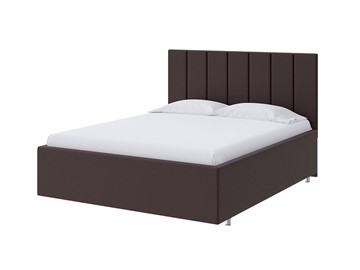 Кровать 2-спальная Modern Large 160х200, Экокожа (Коричневый) в Салавате