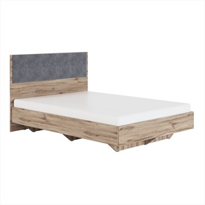 Кровать Николь (мод.1.3) 1,6 серый текстиль, с ортопедическим основанием в Уфе