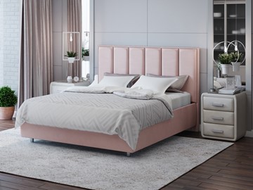 Спальная кровать Routa 180х200, Велюр (Ultra Розовый мусс) в Стерлитамаке
