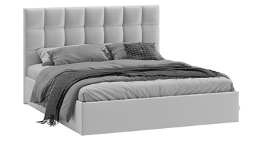 Кровать 2-спальная с подъемным механизмом Эмбер (Велюр Confetti Silver) в Уфе