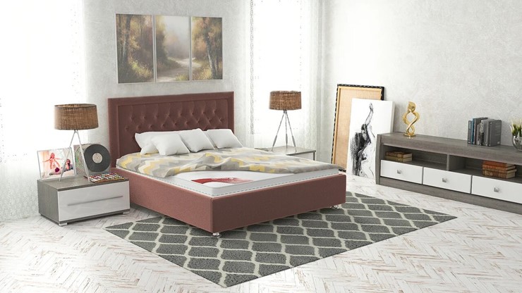 Кровать спальная Валенсия 160х200 (с основанием) в Стерлитамаке - изображение 7