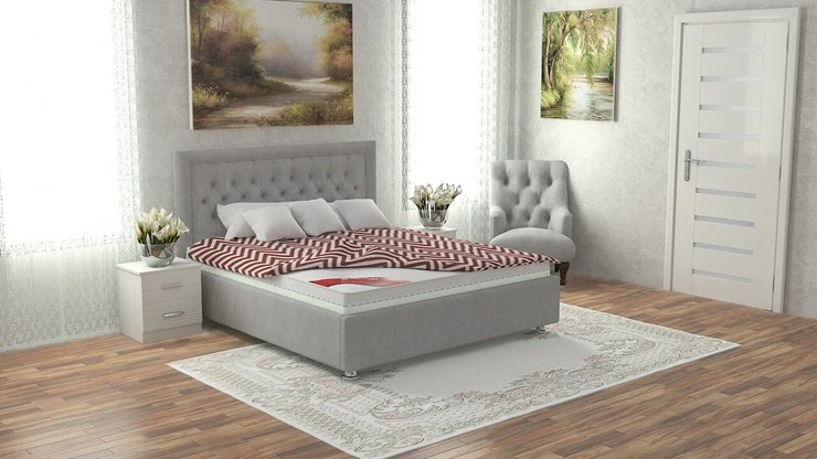 Кровать спальная Валенсия 160х200 (с основанием) в Стерлитамаке - изображение 8