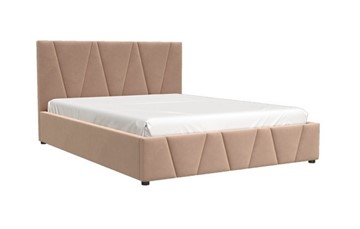 Спальная кровать Вендетта (вариант 3 велюр) 1600х2000 с основанием в Салавате