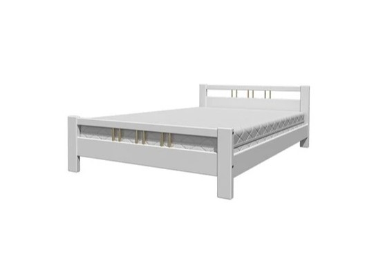 Спальная кровать Вероника-3 (Белый Античный) 160х200 в Стерлитамаке - изображение