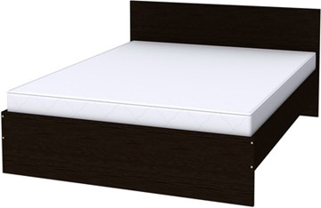 Кровать двуспальная K16 с основанием, цвет Венге в Салавате