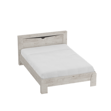 Кровать с основанием Соренто 1200, Дуб бонифаций в Стерлитамаке - изображение