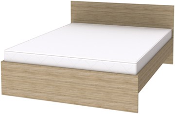 Спальная кровать K16 с основанием, цвет Дуб Сонома в Стерлитамаке