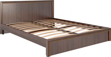 Кровать двуспальная Беатрис М07 (Орех Гепланкт) в Салавате