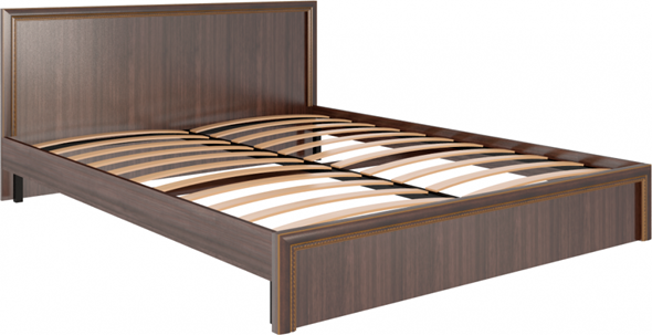 Кровать двуспальная Беатрис М07 (Орех Гепланкт) в Стерлитамаке - изображение