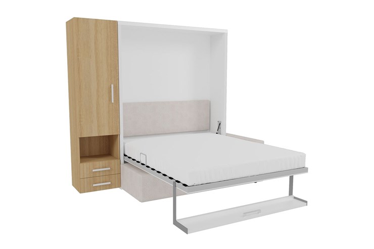 Кровать-трансформер Smart (ШЛ+К 1600+ШП), шкаф правый в Стерлитамаке - изображение 1