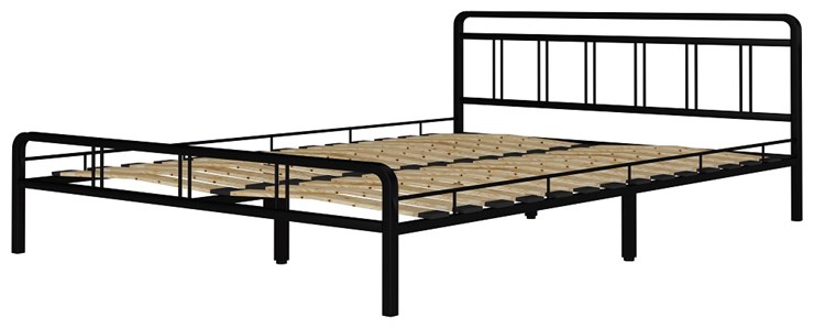 Кровать Леон, 900, черный в Стерлитамаке - изображение 1