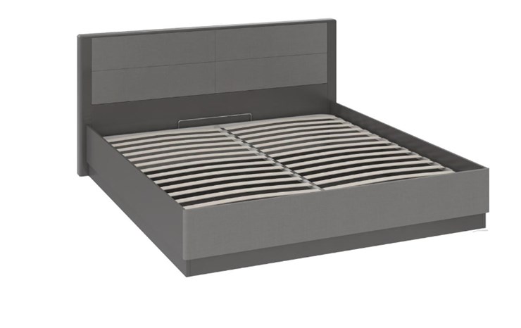 Двуспальная кровать с механизмом Наоми 1600, цвет Фон серый, Джут СМ-208.01.02 в Стерлитамаке - изображение 1