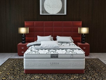 Двуспальная кровать Chocolate/Basement 180х200, Микровелюр (Manhattan Гранатовый) в Стерлитамаке
