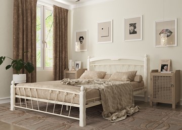 Двуспальная кровать Муза 1, 1600, белый в Салавате