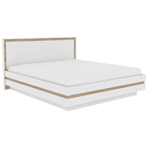 Кровать Анона 1(180), Белый/Дуб сонома в Стерлитамаке