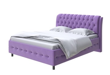 Двуспальная кровать Como (Veda) 4 180х200, Велюр (Forest 741 Светло-фиолетовый) в Стерлитамаке